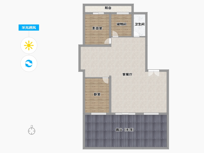 河南省-开封市-东润银基望京-134.00-户型库-采光通风