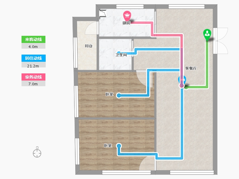 广东省-佛山市-盈生林上湾-74.18-户型库-动静线