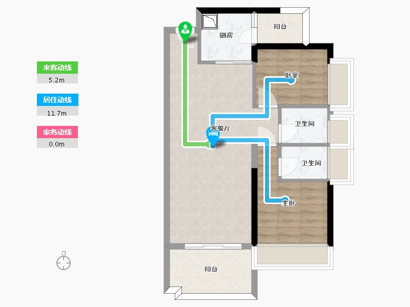 广东省-惠州市-金广运骅府-62.93-户型库-动静线