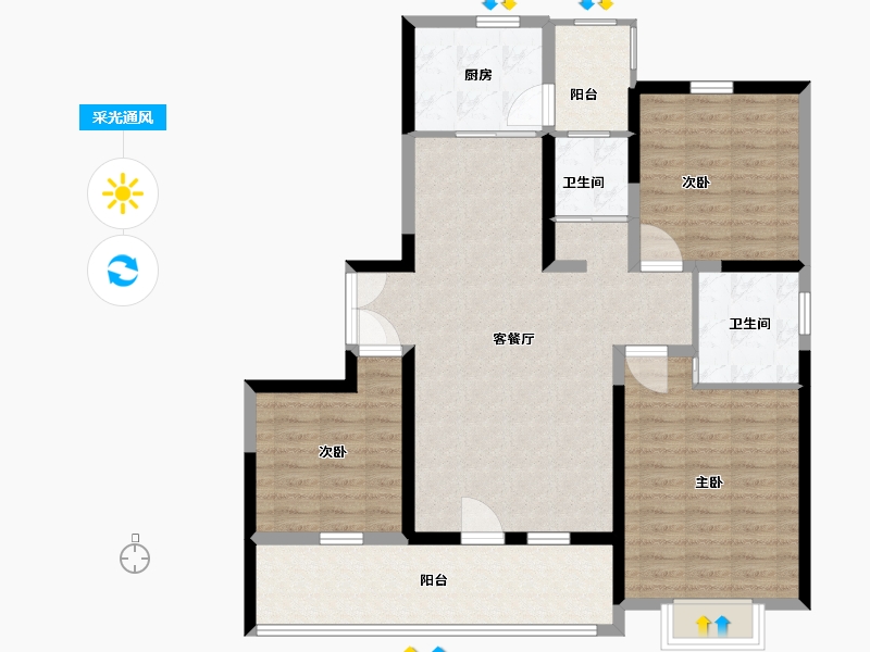 山东省-临沂市-致远海上传奇-108.01-户型库-采光通风