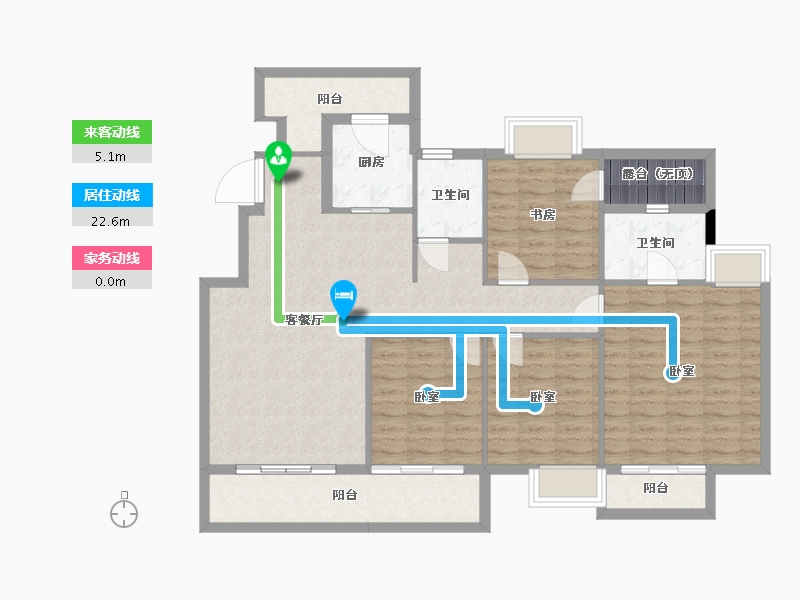 湖北省-武汉市-联投梓山郡-118.07-户型库-动静线