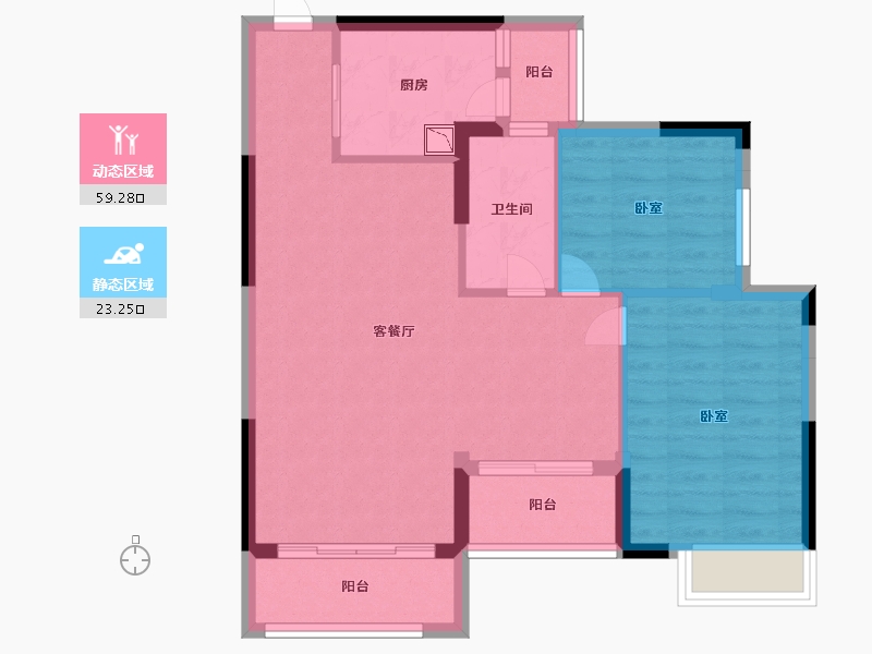 广东省-广州市-合汇学府名郡-74.00-户型库-动静分区