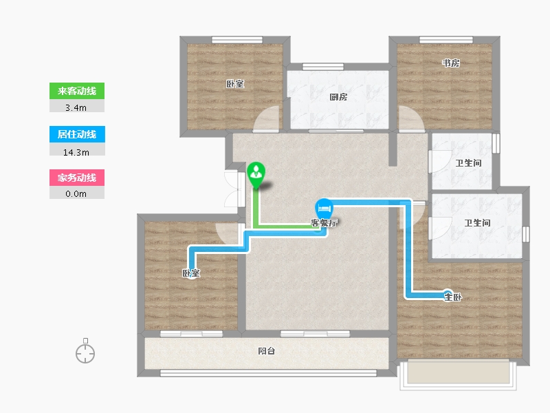 山东省-东营市-富力盛悦府-114.03-户型库-动静线