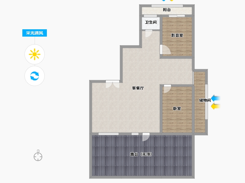 河南省-开封市-东润银基望京-135.00-户型库-采光通风