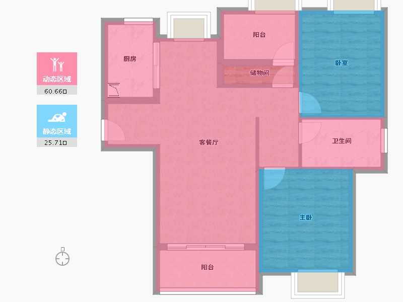 福建省-厦门市-中交和美新城-77.00-户型库-动静分区