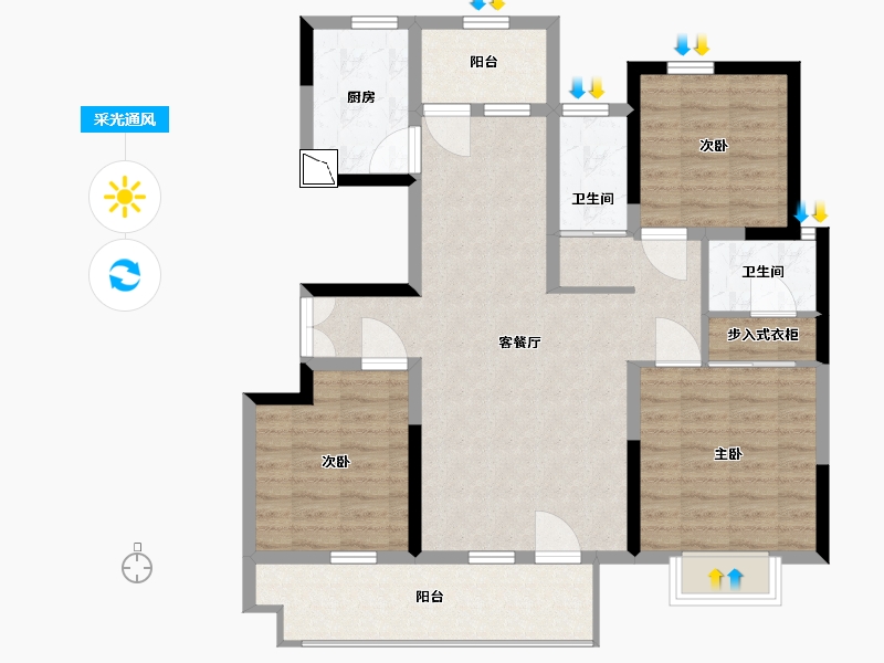 山东省-临沂市-致远海上传奇-100.01-户型库-采光通风