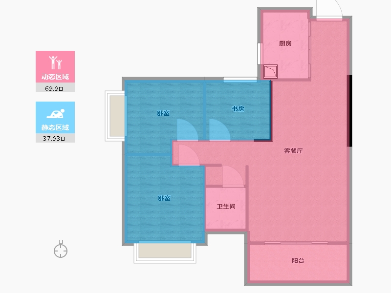 湖南省-常德市-深柳国际-99.00-户型库-动静分区