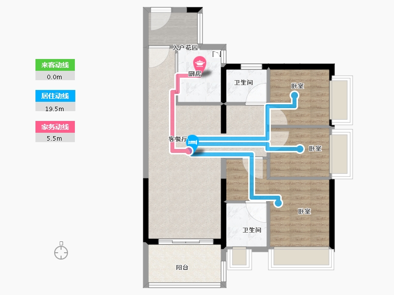 广东省-广州市-富力新城-78.01-户型库-动静线