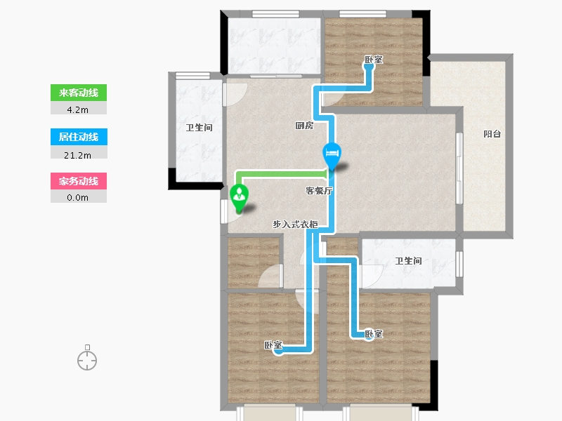 湖北省-武汉市-方园-103.65-户型库-动静线