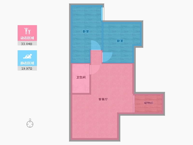 湖北省-宜昌市-F21青年天地-47.37-户型库-动静分区