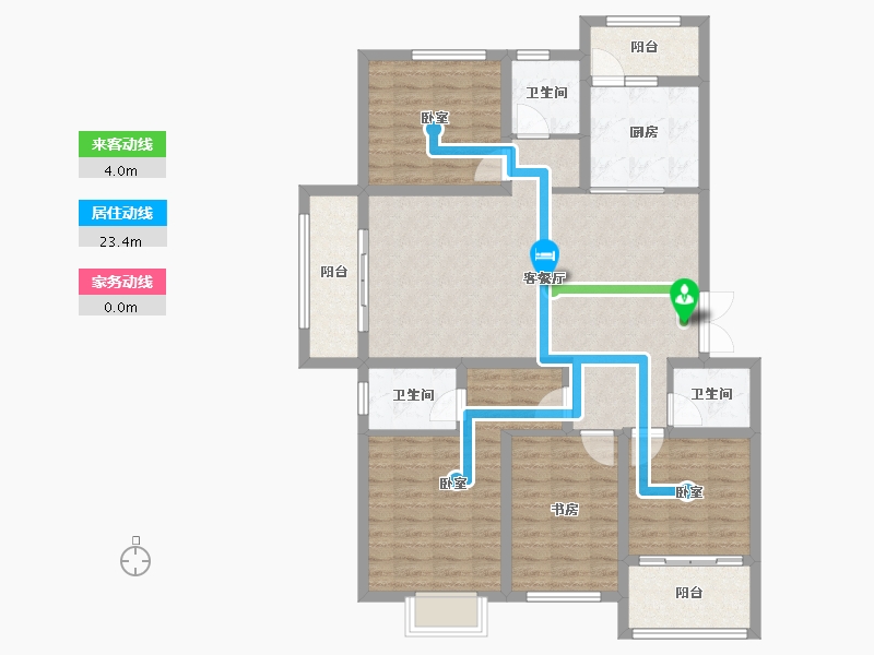 江西省-景德镇市-润华·锦绣天成-113.27-户型库-动静线