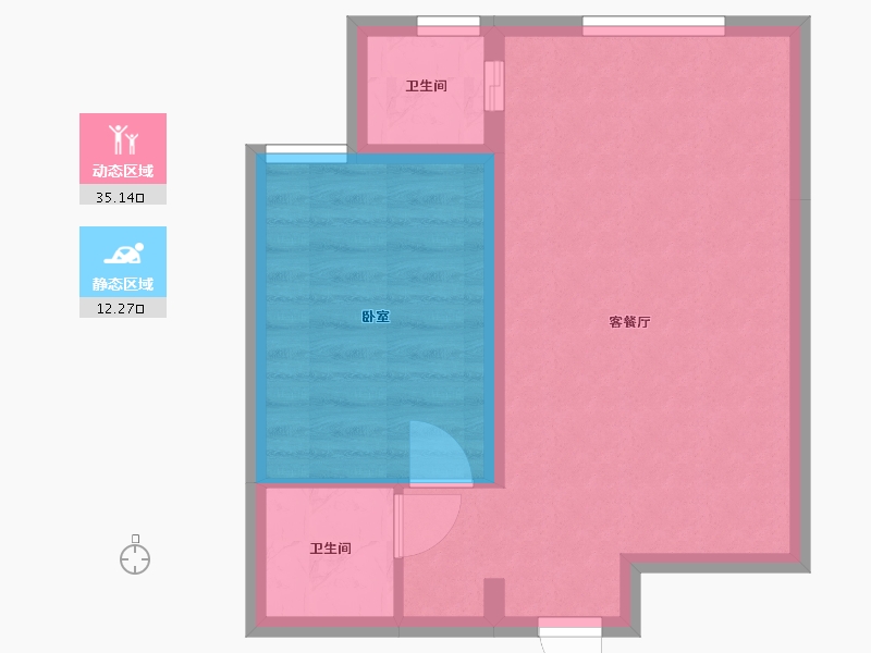 辽宁省-葫芦岛市-文化星城-42.23-户型库-动静分区