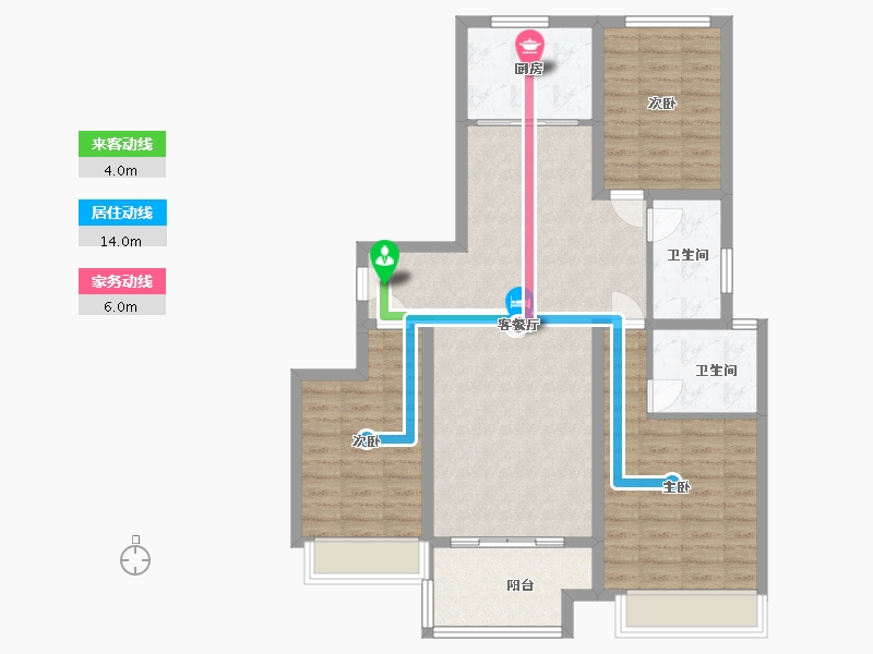 河南省-许昌市-中梁昱龙首府-98.00-户型库-动静线