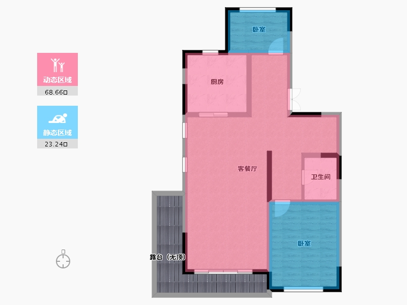 河南省-开封市-东润银基望京-94.11-户型库-动静分区