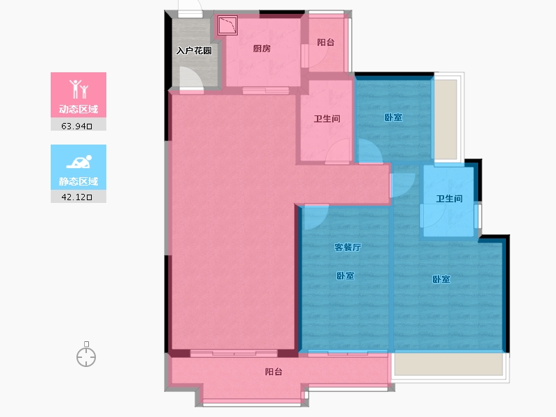 广东省-广州市-旭城实业东华西路项目-99.00-户型库-动静分区