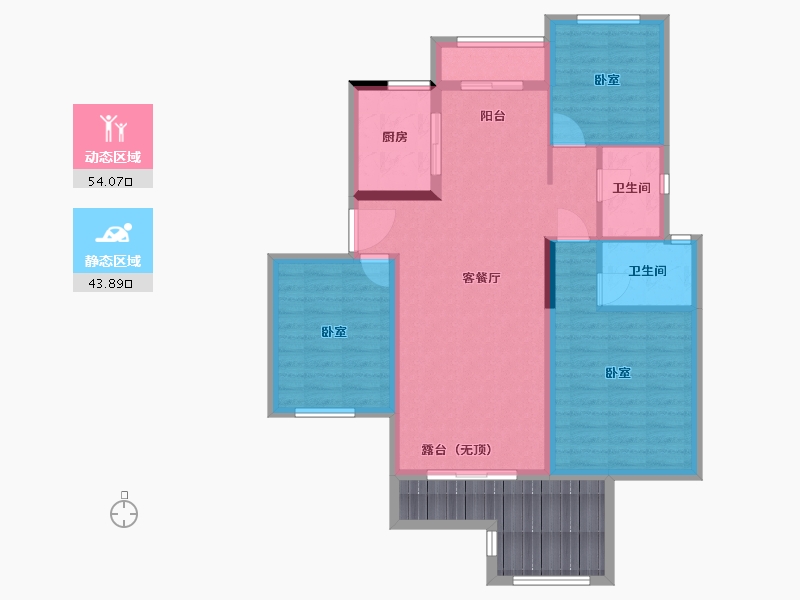 湖北省-武汉市-天熙楚世家-97.79-户型库-动静分区