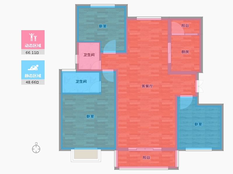 河南省-开封市-亿中永圣城-103.00-户型库-动静分区