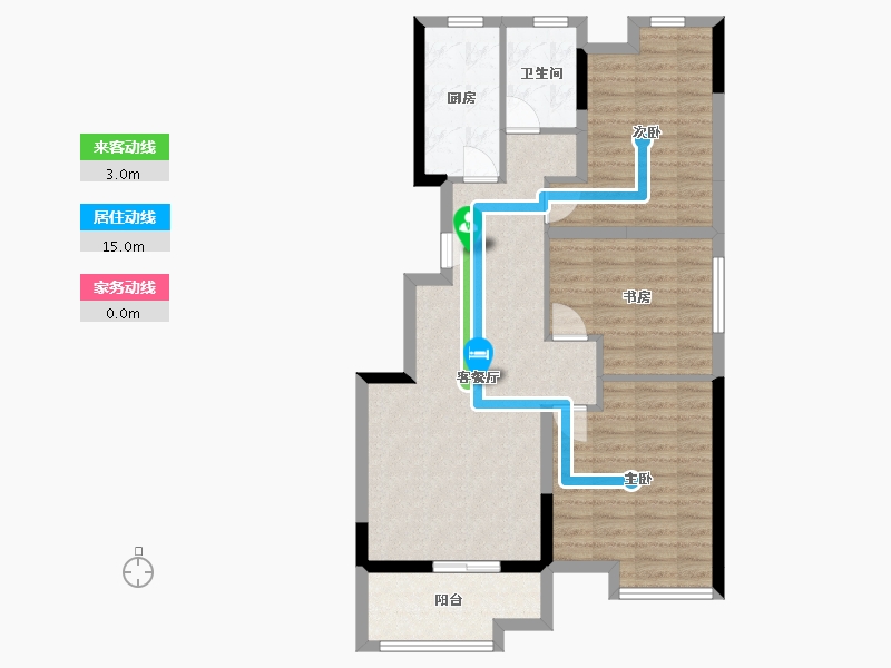 山东省-临沂市-沂河一英里-86.58-户型库-动静线