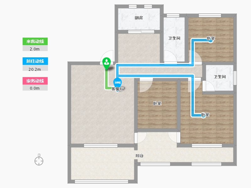 河南省-开封市-亿乘·帝湖世家-108.00-户型库-动静线