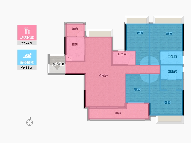 广东省-广州市-保利罗兰国际-138.00-户型库-动静分区