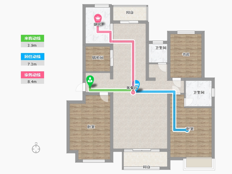 河南省-许昌市-建业北海森林半岛-112.20-户型库-动静线