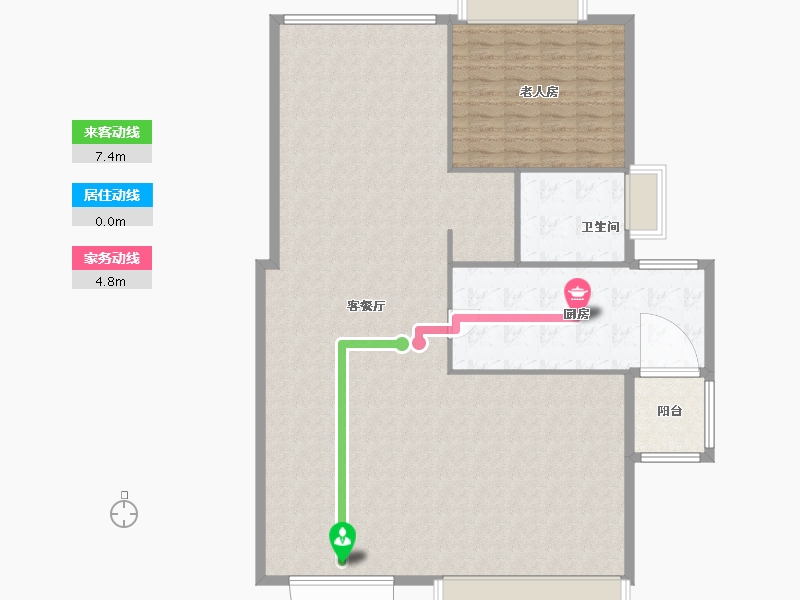 广东省-广州市-碧桂园东湖世家-146.10-户型库-动静线