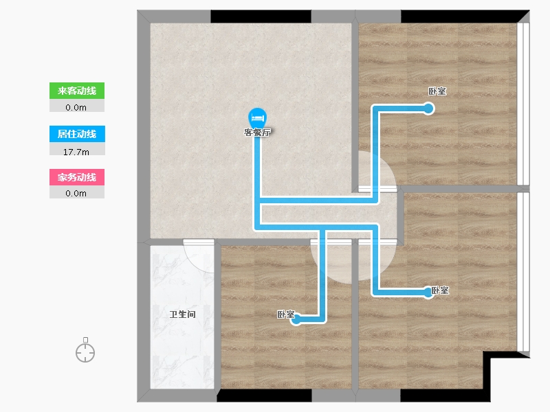 湖北省-宜昌市-F21青年天地-46.25-户型库-动静线