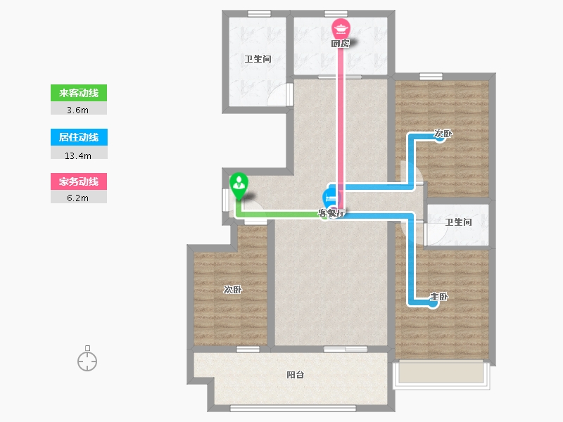 山东省-临沂市-史丹利十里江湾-110.00-户型库-动静线