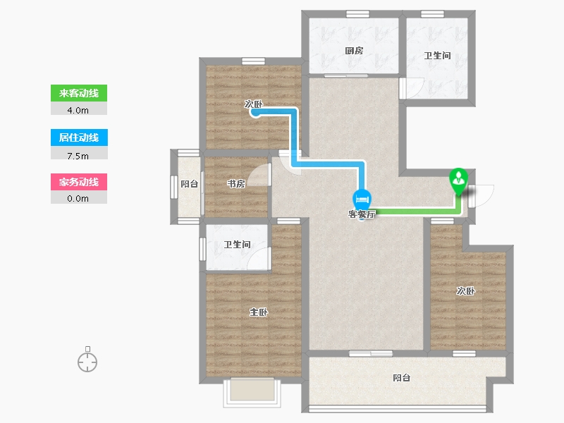 山东省-临沂市-史丹利十里江湾-114.00-户型库-动静线