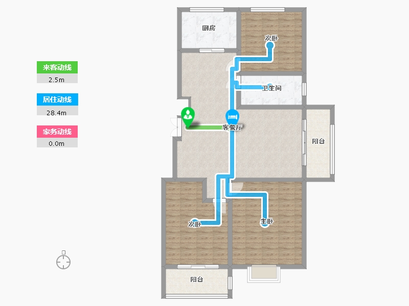 山东省-临沂市-城建·锦绣府-120.01-户型库-动静线