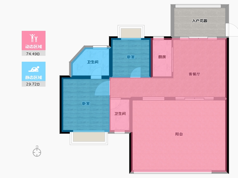 广东省-汕头市-海湾一城-104.02-户型库-动静分区