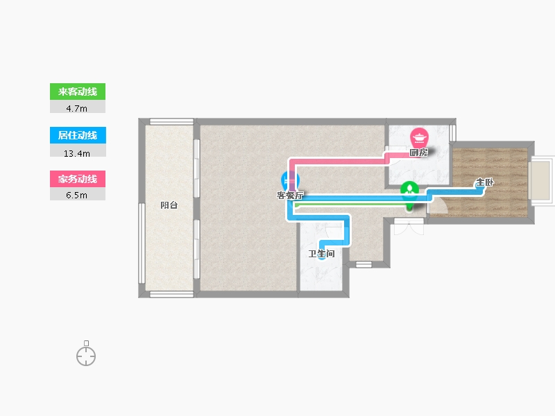 福建省-厦门市-首开龙湖春江彼岸-76.38-户型库-动静线