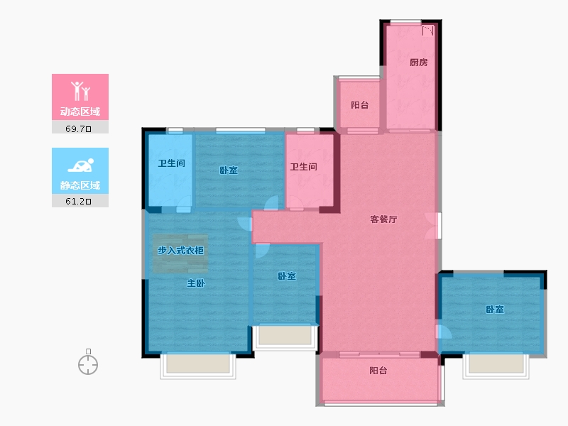 广东省-佛山市-佛山恒大御湖湾-117.99-户型库-动静分区