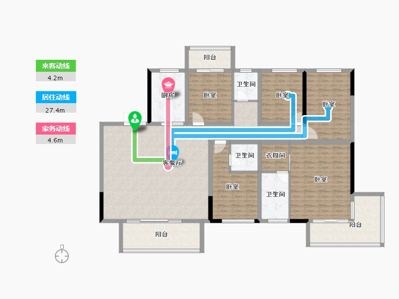 河南省-开封市-永威上和郡-166.77-户型库-动静线