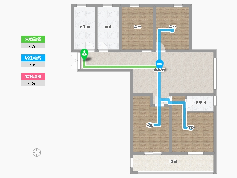 山东省-临沂市-城建·锦绣府-121.00-户型库-动静线