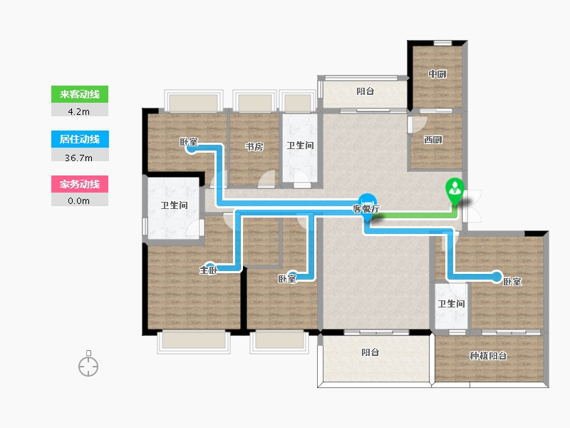 广东省-惠州市-碧桂园珑川府-183.95-户型库-动静线