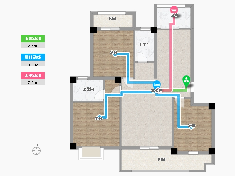 山东省-临沂市-沂河一英里-100.01-户型库-动静线