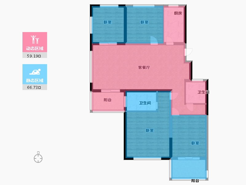 河南省-许昌市-东湖天墅-113.00-户型库-动静分区