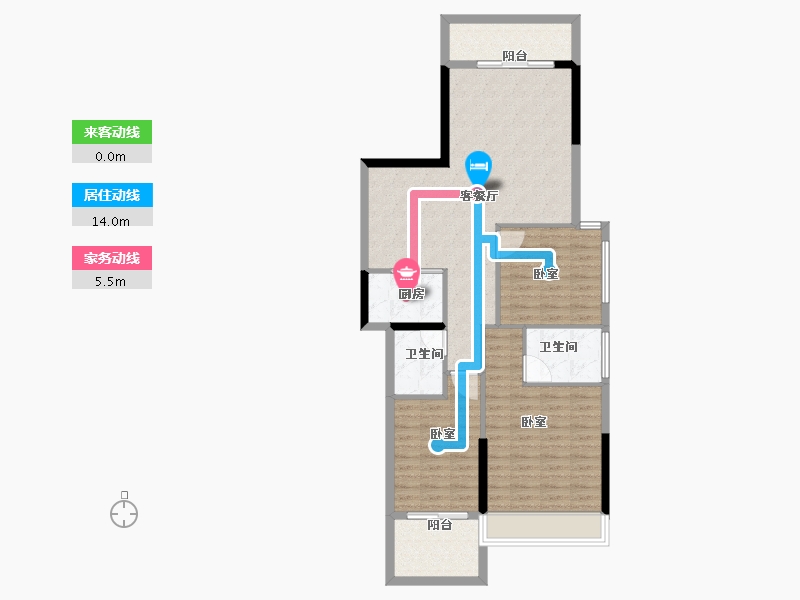 广东省-汕头市-江南星语2期-92.10-户型库-动静线