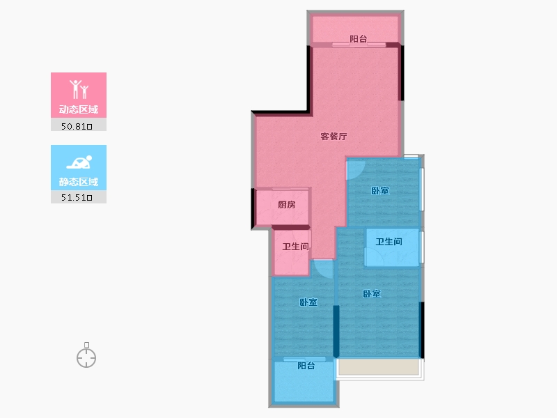 广东省-汕头市-江南星语2期-92.10-户型库-动静分区