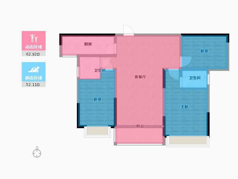 河南省-许昌市-博林首府-102.79-户型库-动静分区