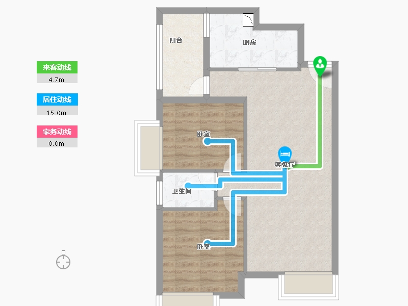 福建省-厦门市-印华南滨豪庭-62.00-户型库-动静线