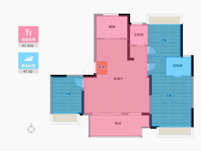 江苏省-常州市-云禧-99.99-户型库-动静分区