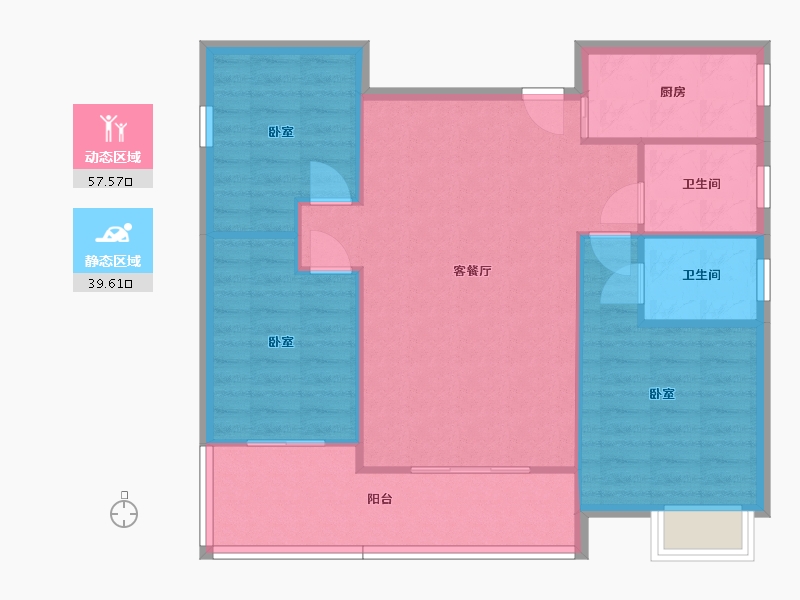 湖南省-邵阳市-邵新府-89.06-户型库-动静分区