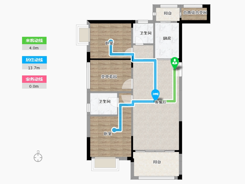 湖南省-邵阳市-东方威尼斯-81.48-户型库-动静线