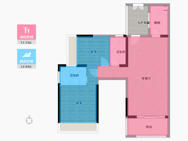 广东省-广州市-深业城-80.00-户型库-动静分区