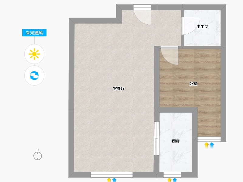 辽宁省-葫芦岛市-文化星城-42.73-户型库-采光通风