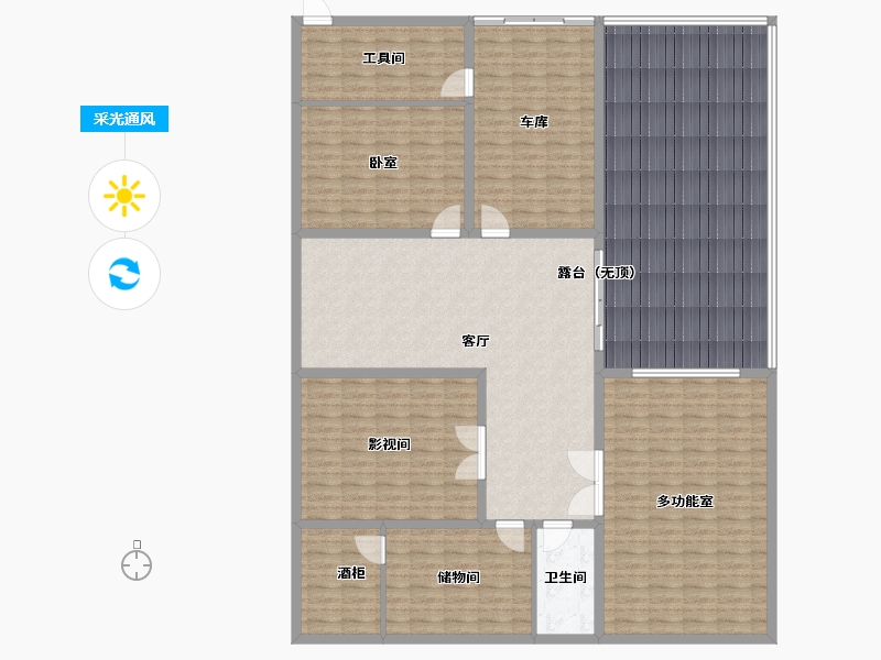 福建省-厦门市-富力锦绣桃源-209.45-户型库-采光通风