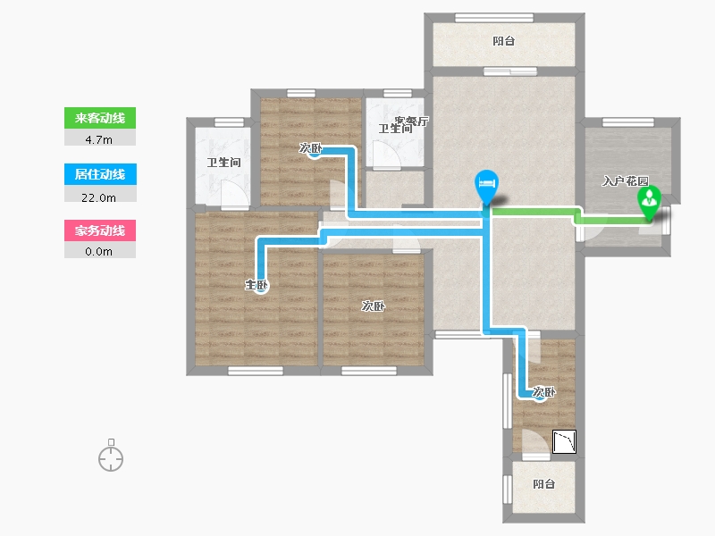 湖南省-长沙市-中悦·领秀城-93.59-户型库-动静线