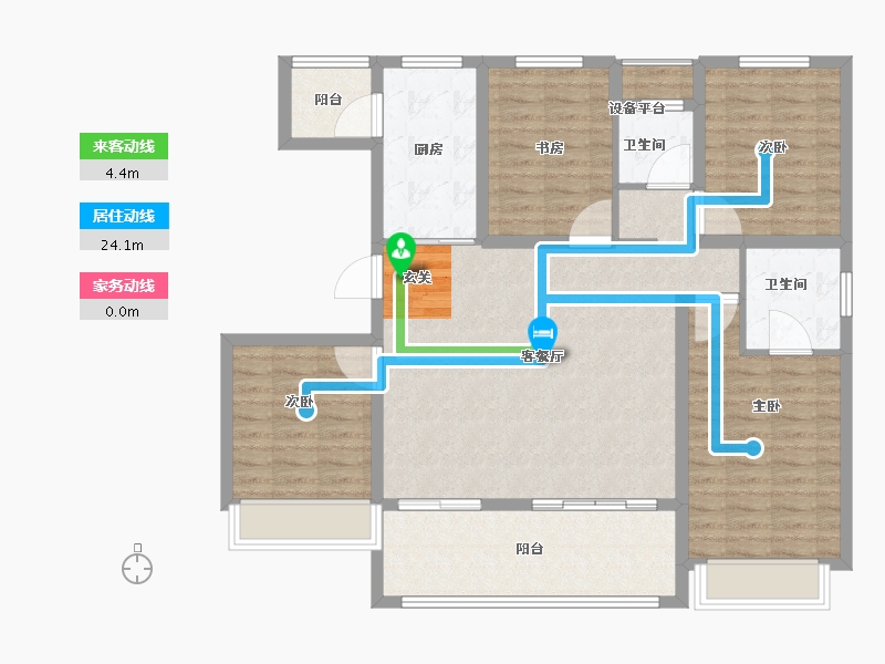 江苏省-常州市-牡丹三江公园-112.01-户型库-动静线